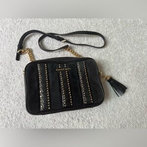 Michael Kors Black Crossbody Bag with Gold Chain